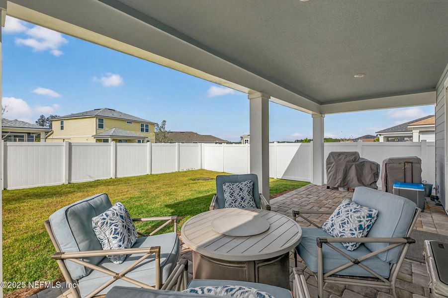 Exterior details and patio area of a home in Forest Park at Wildlight, Yulee (Image 24). Exterior details and patio area of a home in Forest Park at Wildlight, Yulee (Image 24).