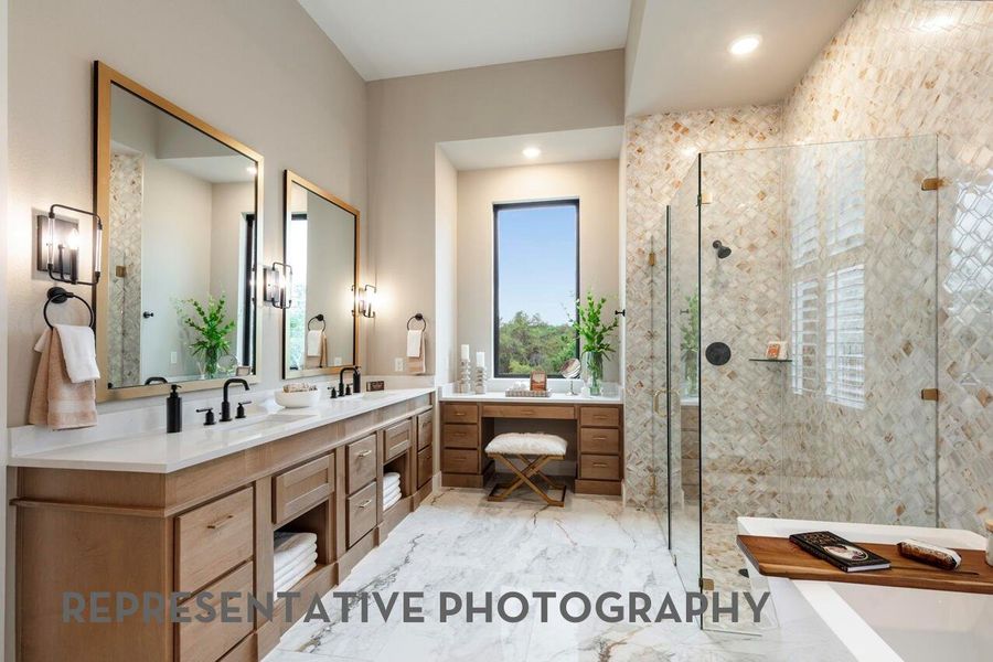 Furnished interior view inside a new home in Two Step Farm, Montgomery (Image 7).