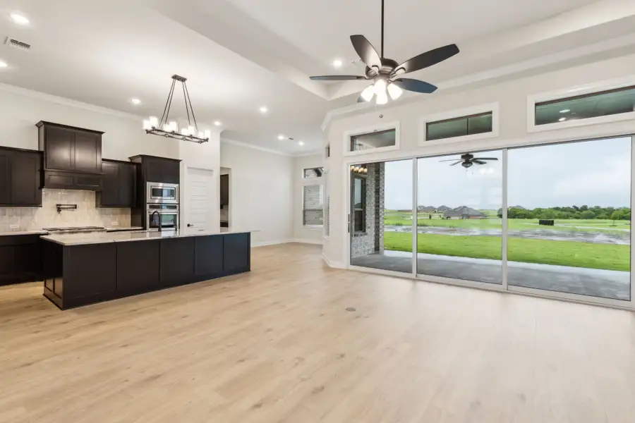 Representative furnished interior of a home built from the Alexandria by Chesmar Homes in Lakeway Estates, Waxahachie (Image 4).