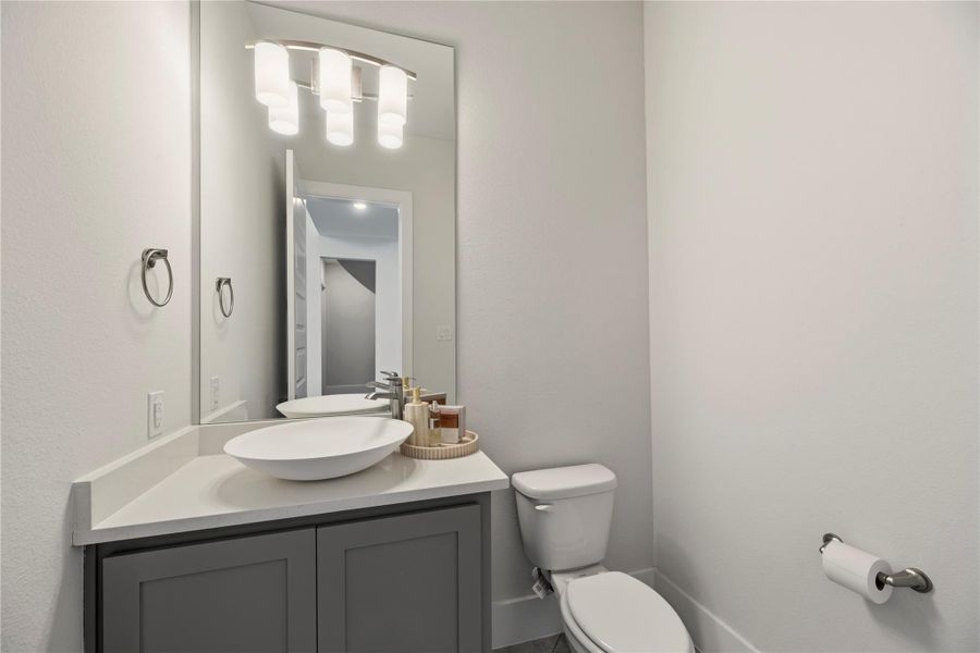 Furnished interior view inside a new home in , Cypress (Image 18).