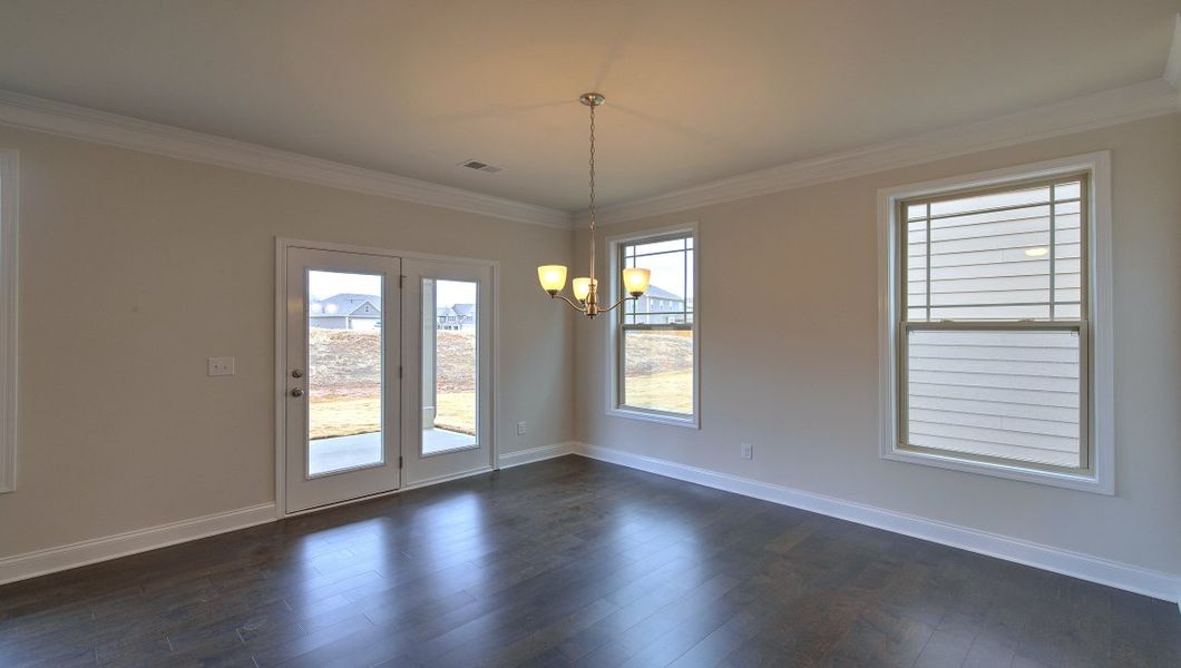 Spacious, unfurnished interior of a new home in Reserve at Tap Root Farms, Fletcher (Image 19).