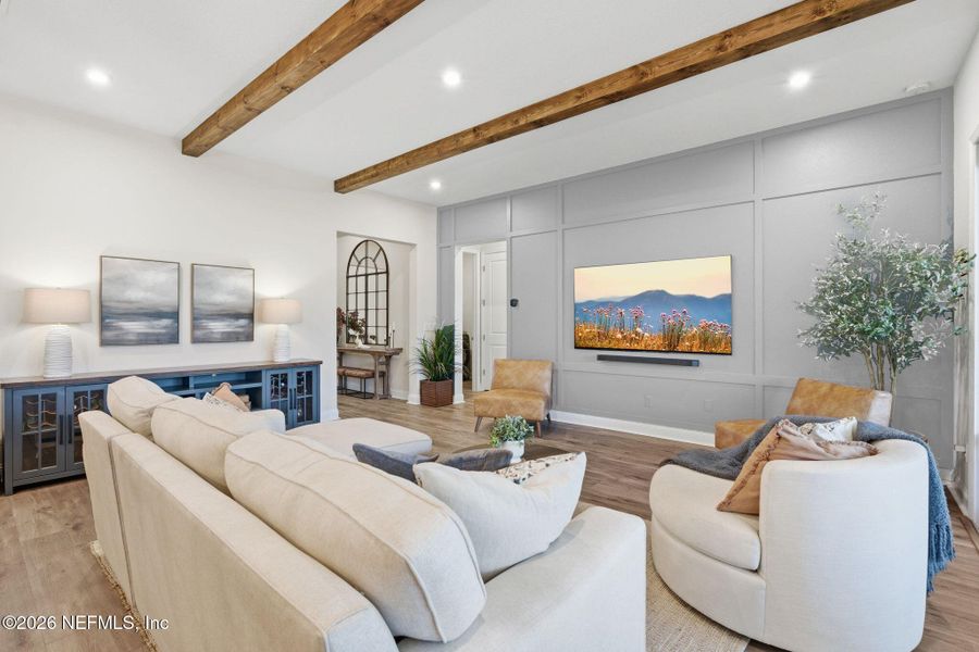 Furnished interior view inside a new home in RiverTown, St. Johns (Image 14).