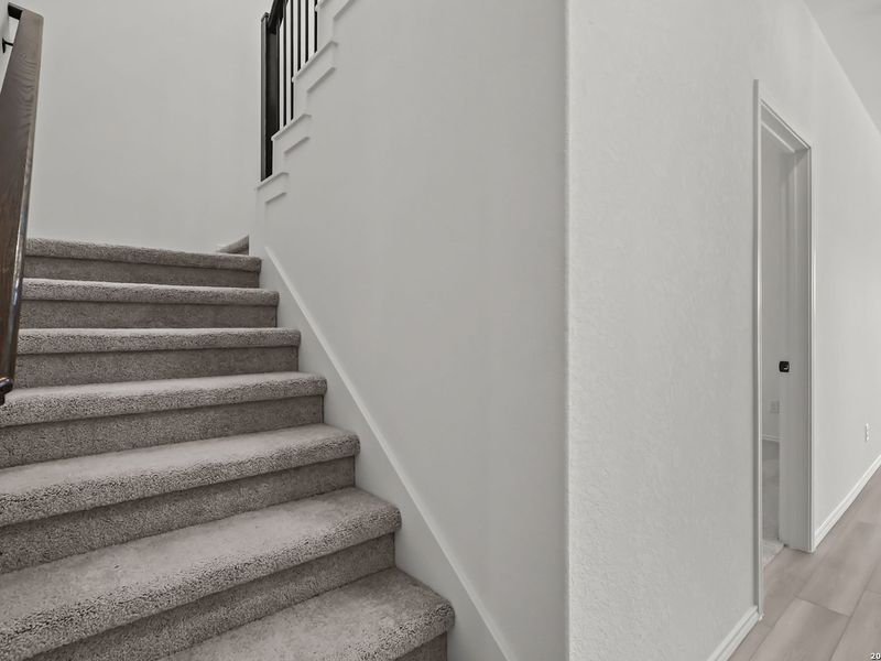 Spacious, unfurnished interior of a new home in Meadows at Oak Creek, San Antonio (Image 24).