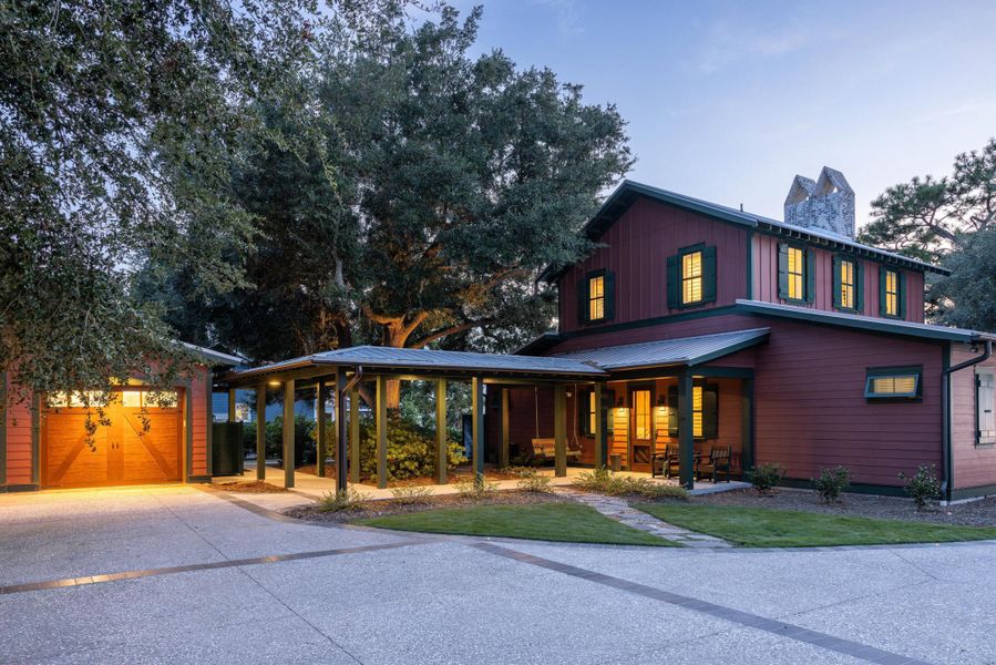 Front exterior of a new home in , Bonneau, SC, highlighting curb appeal (Image 31).