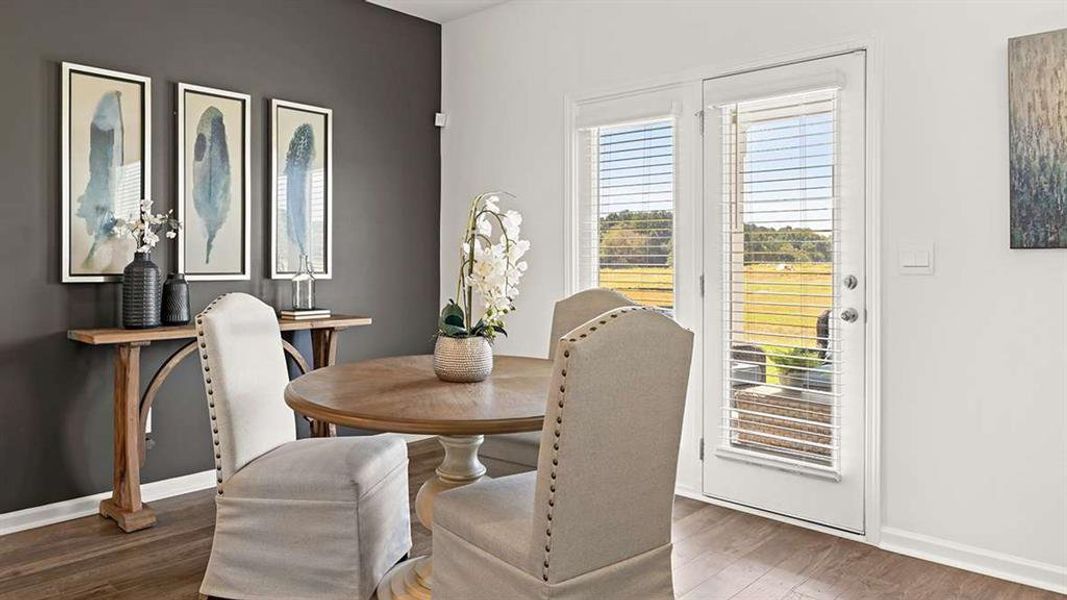 Furnished interior view inside a new home in Jackson Landing, Jefferson (Image 26).