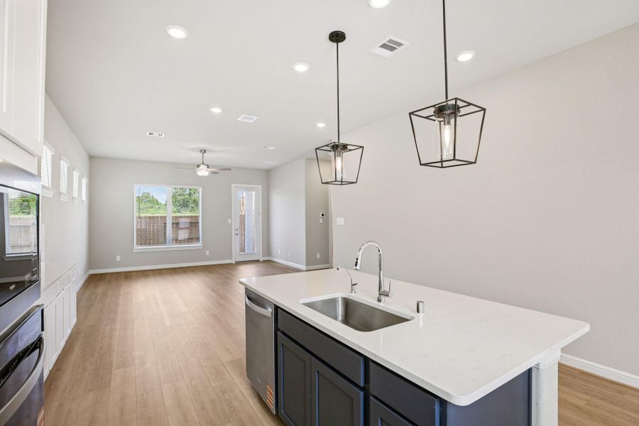 Furnished interior view inside a new home in Kemah Crossing - Luxe Series, Kemah (Image 18).