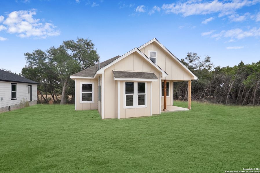 Exterior details and patio area of a home in , Spring Branch (Image 26). Exterior details and patio area of a home in , Spring Branch (Image 26).