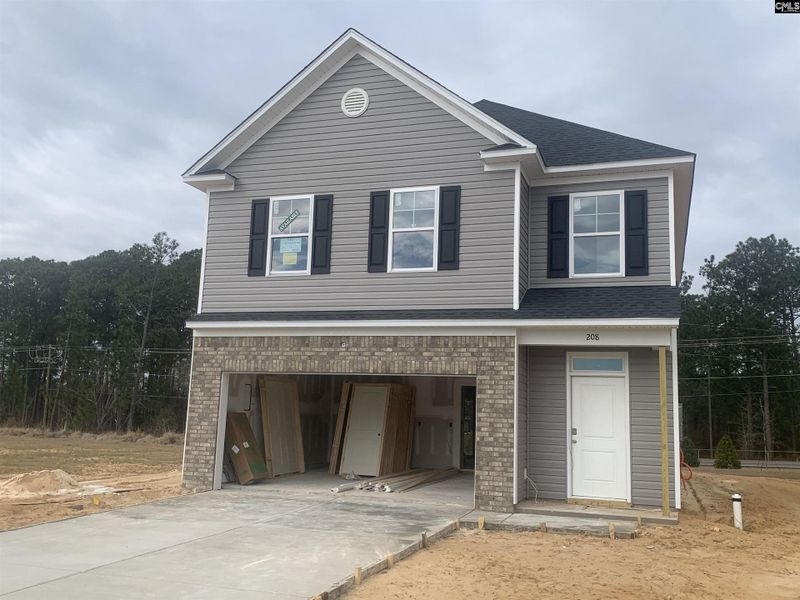 In-progress construction of a new home in Peachtree Hills, Lexington, SC (Image 27).