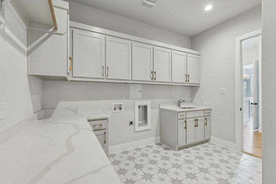 Furnished interior view inside a new home in The Vines, Haslet (Image 15).