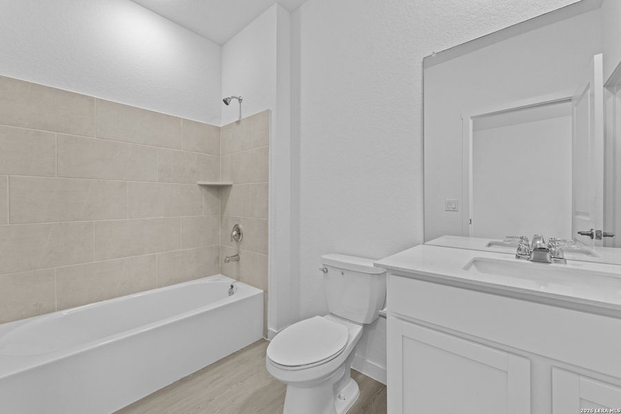 Furnished interior view inside a new home in Mission del Lago, San Antonio (Image 7). Furnished interior view inside a new home in Mission del Lago, San Antonio (Image 7).