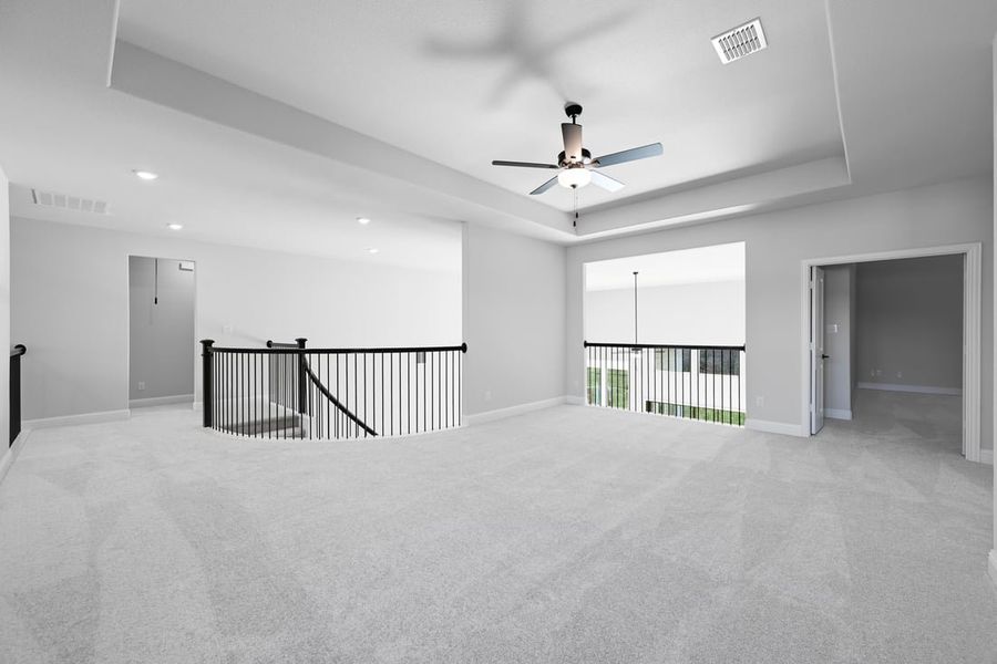 Representative unfurnished interior of a home built from the Hawthorn by Taylor Morrison in The Ranch at Uptown Celina 70s, Celina (Image 20).
