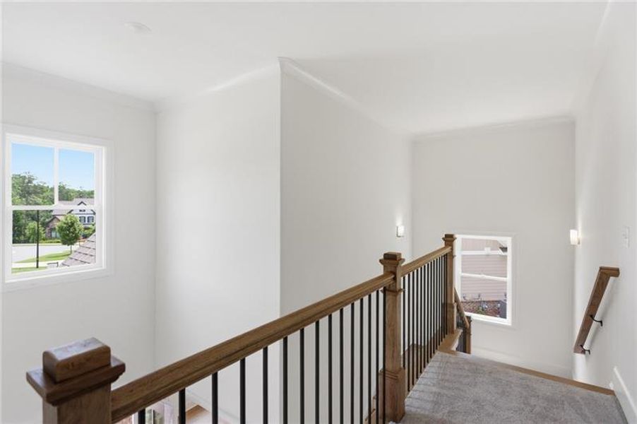 Spacious, unfurnished interior of a new home in , Marietta (Image 23).