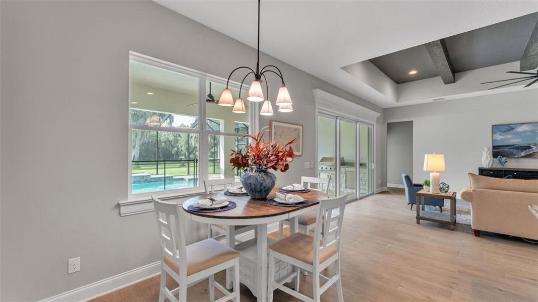 Furnished interior view inside a new home in , Lakeland (Image 9).