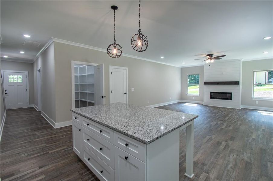 Furnished interior view inside a new home in , Canton (Image 6). Furnished interior view inside a new home in , Canton (Image 6).