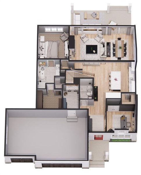 2D floor plan layout of this home in , Carrollton, GA (Image 3). 2D floor plan layout of this home in , Carrollton, GA (Image 3).