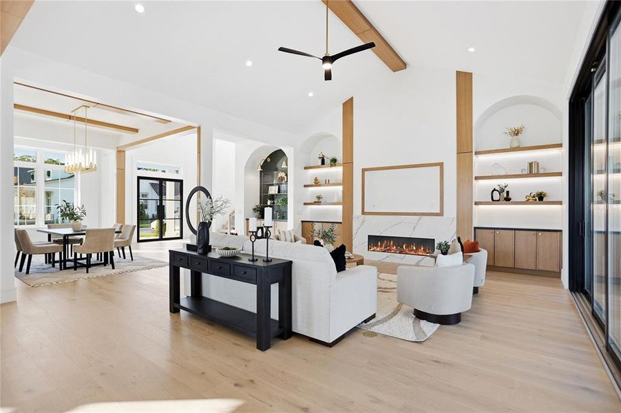 Furnished interior view inside a new home in , Oakland (Image 52). Furnished interior view inside a new home in , Oakland (Image 52).