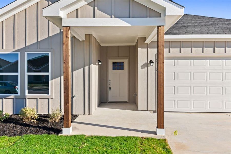 Exterior details and patio area of a home in Trails of Fossil Creek, Fort Worth (Image 22). Exterior details and patio area of a home in Trails of Fossil Creek, Fort Worth (Image 22).