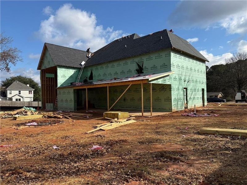 In-progress construction of a new home in , Lawrenceville, GA (Image 51).