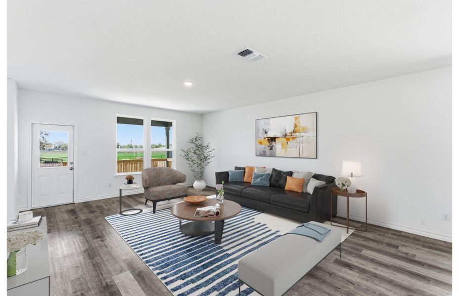 Representative furnished interior of a home built from the Chatfield by Centex in Dove Song, Marion (Image 6).