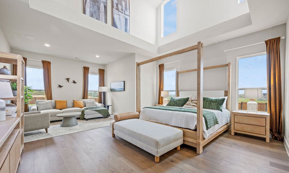 Representative furnished interior of a home built from the Rushmore by Cope Homes in Capitol Hill, Anna (Image 16).