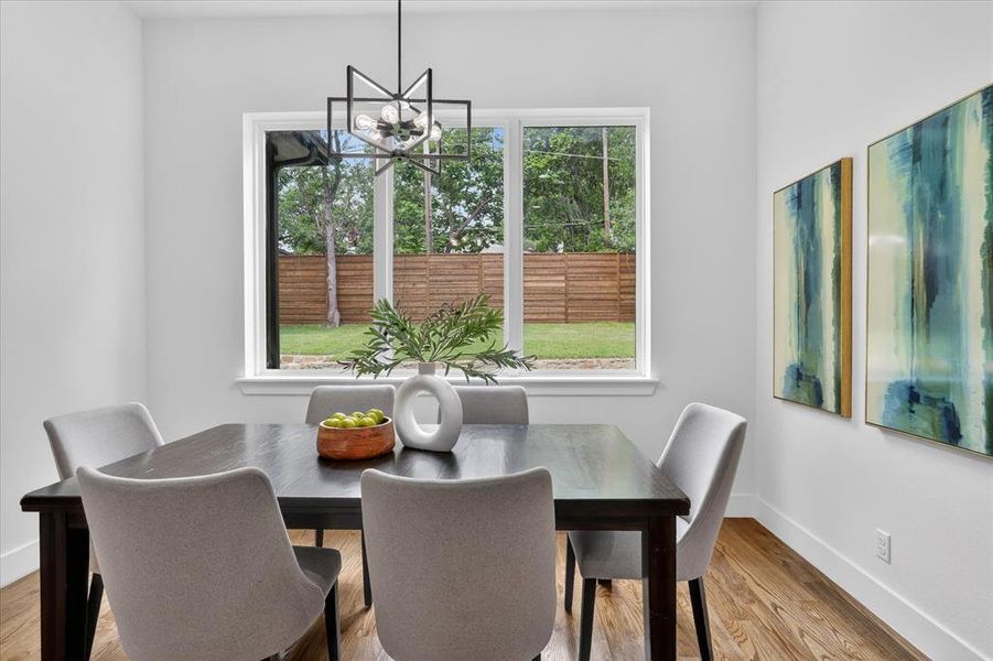 Furnished interior view inside a new home in , Dallas (Image 15).