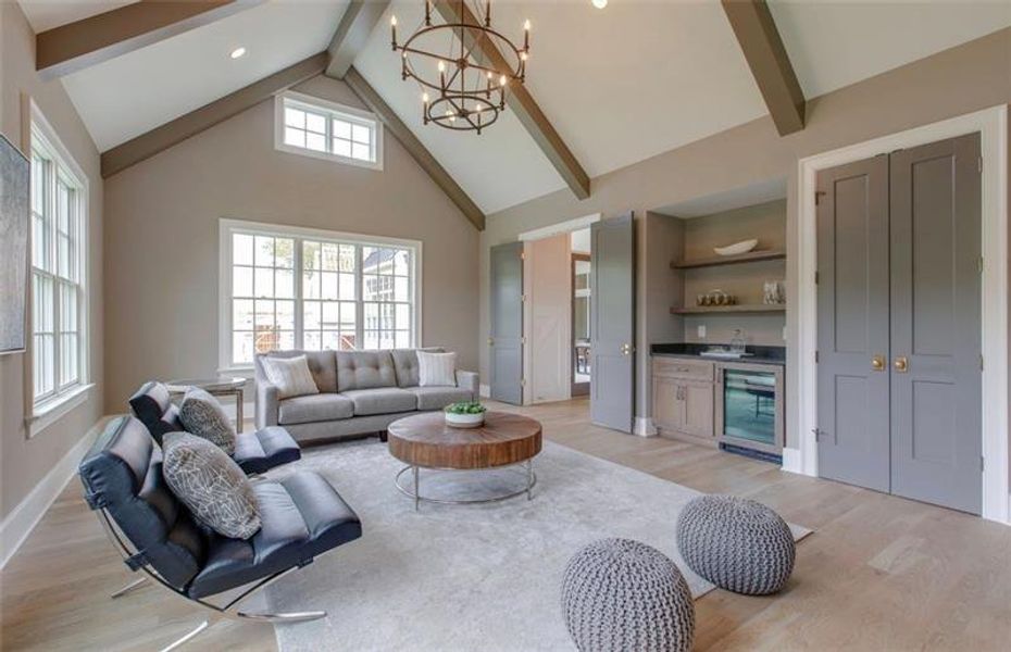 Furnished interior view inside a new home in , Canton (Image 9).