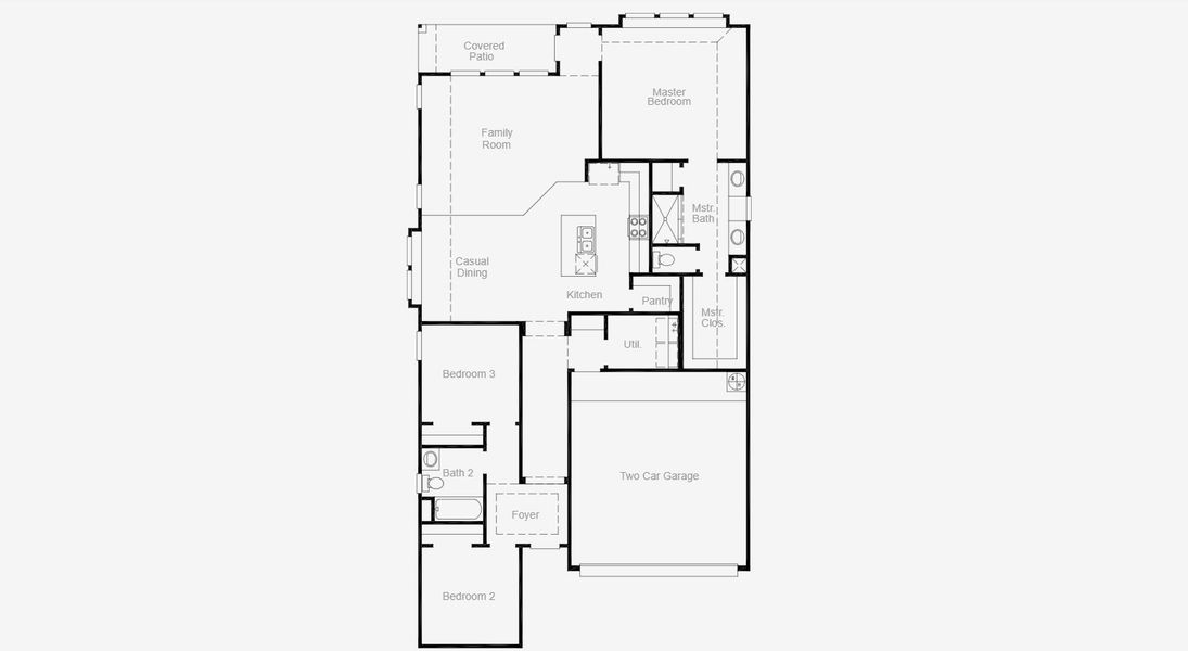 2D floor plan layout for the Kendalia (1535-CV-35) by Coventry Homes in Davis Ranch, San Antonio, TX (Image 2). 2D floor plan layout for the Kendalia (1535-CV-35) by Coventry Homes in Davis Ranch, San Antonio, TX (Image 2).