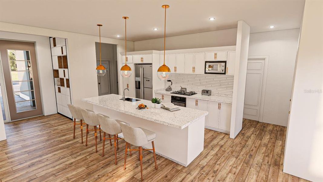 Furnished interior view inside a new home in , Lehigh Acres (Image 3).