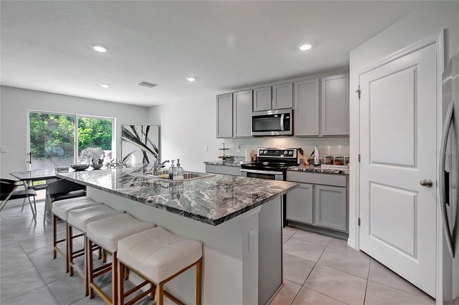 Furnished interior view inside a new home in , Tampa (Image 19). Furnished interior view inside a new home in , Tampa (Image 19).