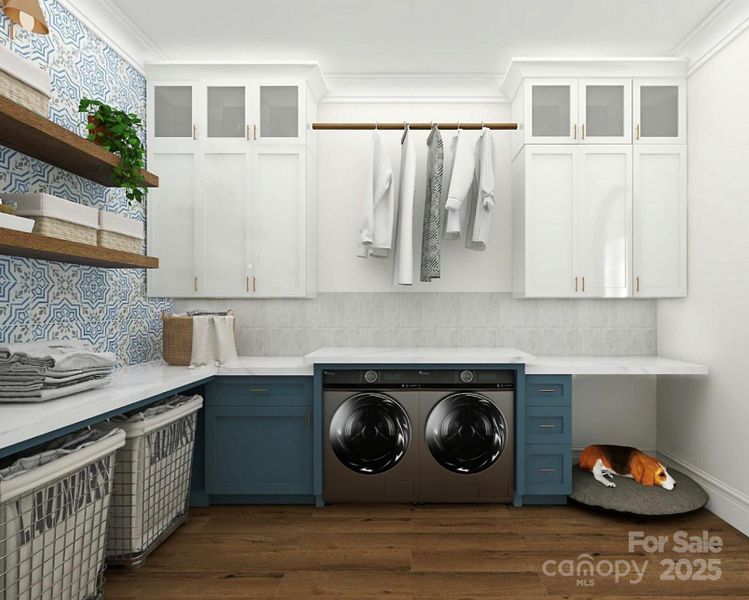 Laundry Room - Artist Rendering of Proposed Home
