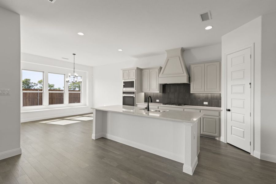 Furnished interior view inside a new home in River Ranch, Van Alstyne (Image 7).