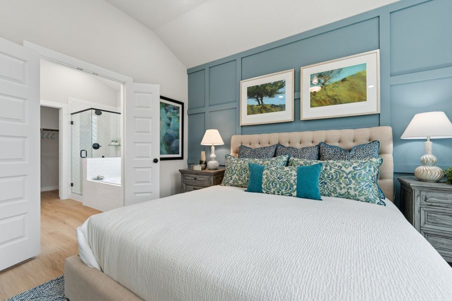 Granger Pines Model Home - Linden - Primary Bedroom Granger Pines Model Home - Linden - Primary Bedroom