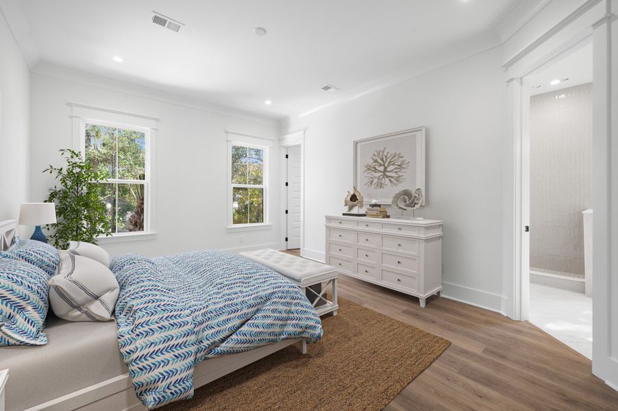 Representative furnished interior of a home built from the Solomon by Hunter Quinn Homes in Horry County Homes, Myrtle Beach (Image 6).