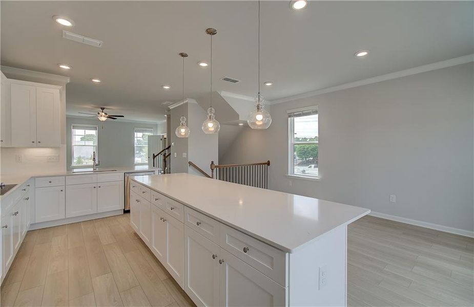 Furnished interior view inside a new home in Silverock, McDonough (Image 8).