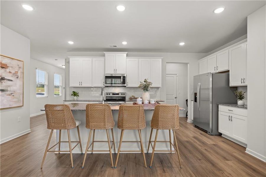 Furnished interior view inside a new home in Walden Park – The Retreat, Jonesboro (Image 43).