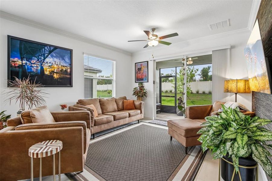 Furnished interior view inside a new home in Prosperity Lakes Active Adult, Parrish (Image 10).
