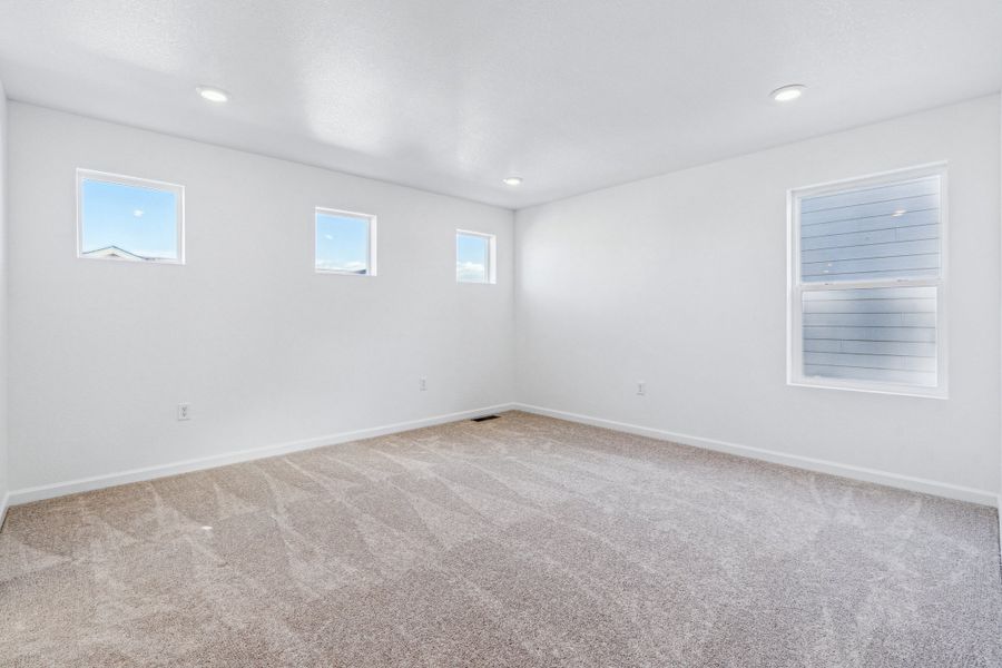 Representative unfurnished interior of a home built from the Stella by Taylor Morrison in Farmlore, Brighton (Image 18). Representative unfurnished interior of a home built from the Stella by Taylor Morrison in Farmlore, Brighton (Image 18).
