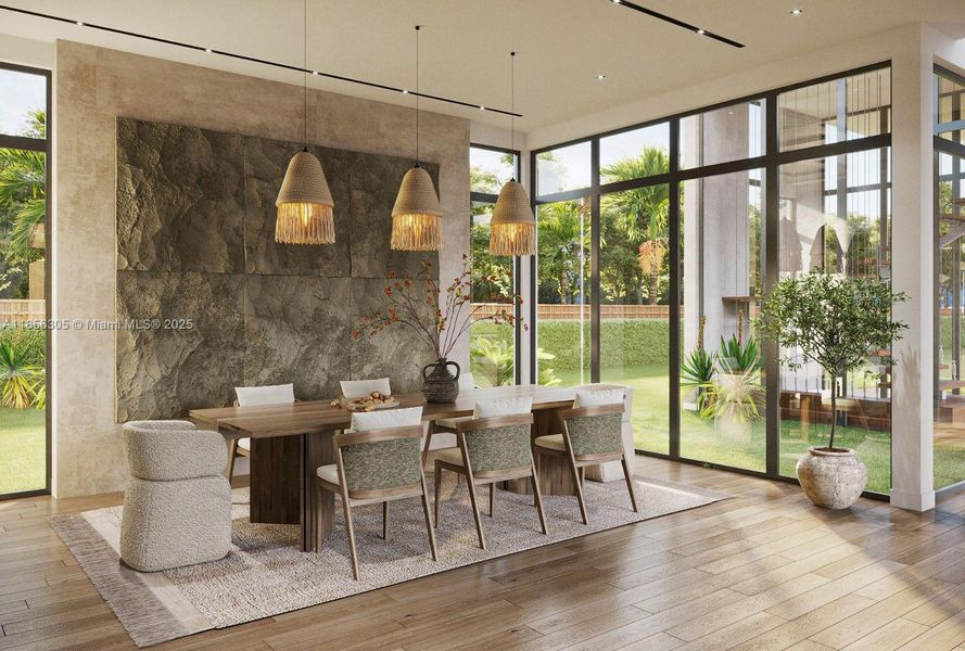 Furnished interior view inside a new home in , Southwest Ranches (Image 9). Furnished interior view inside a new home in , Southwest Ranches (Image 9).