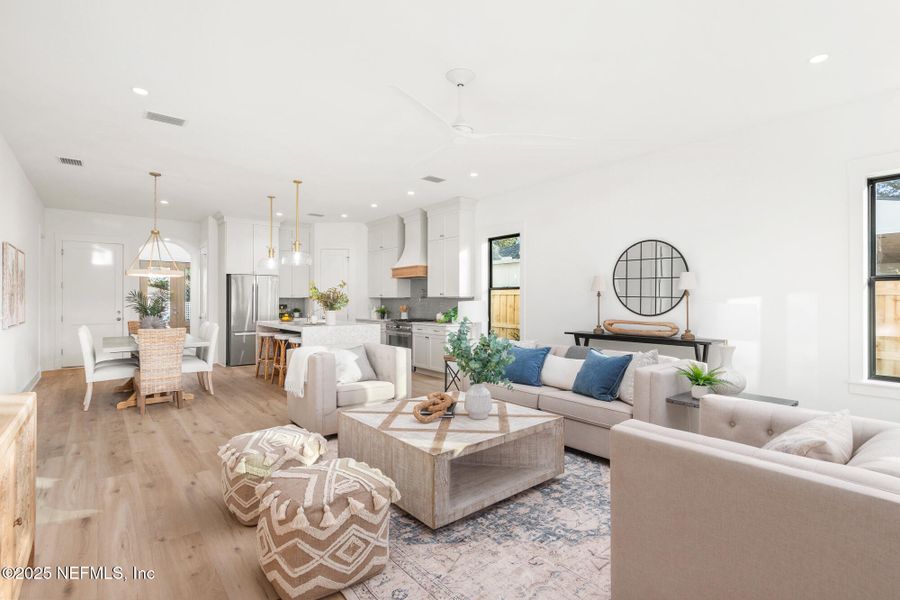Furnished interior view inside a new home in , Jacksonville Beach (Image 15).