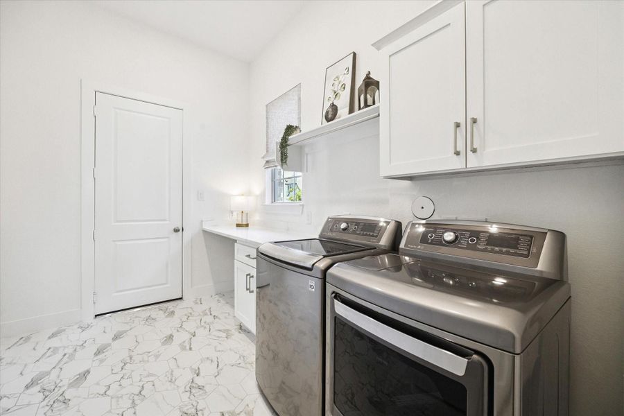 Furnished interior view inside a new home in Elyson, Katy (Image 24).