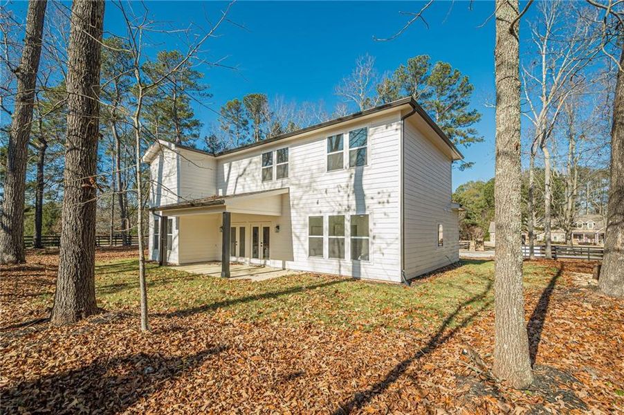 Exterior details and patio area of a home in , Powder Springs (Image 28).