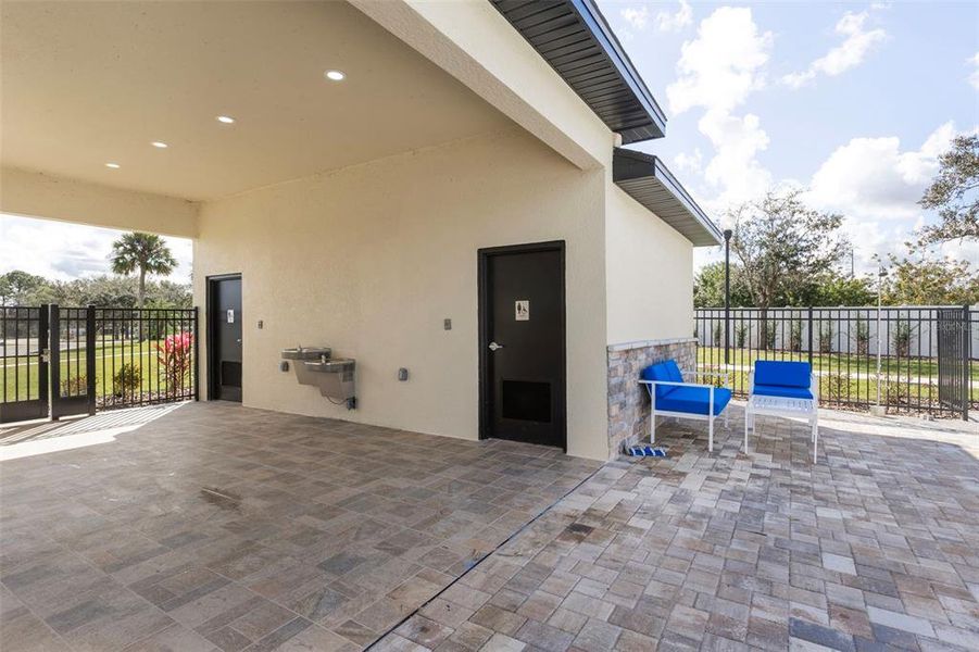 Exterior details and patio area of a home in Grand Oaks, Avon Park (Image 3). Exterior details and patio area of a home in Grand Oaks, Avon Park (Image 3).