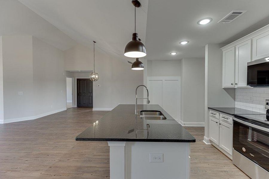 Furnished interior view inside a new home in , Carnesville (Image 5).