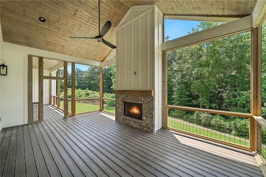 Furnished interior view inside a new home in , Canton (Image 16).