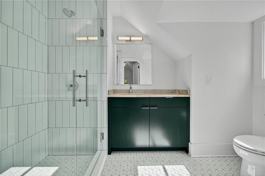 Furnished interior view inside a new home in , Atlanta (Image 32).