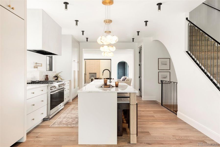 Furnished interior view inside a new home in , Denver (Image 15).