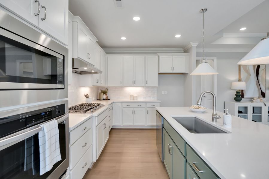 Representative furnished interior of a home built from the Pierre's Bay by Kent Homes in Oyster Harbour, Supply (Image 127).