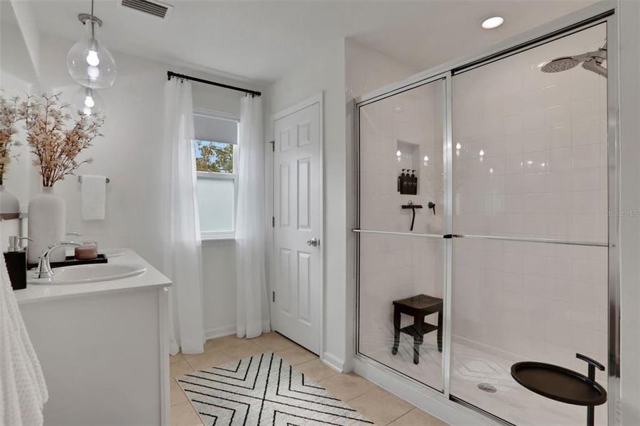 Furnished interior view inside a new home in , Palm Coast (Image 27). Furnished interior view inside a new home in , Palm Coast (Image 27).