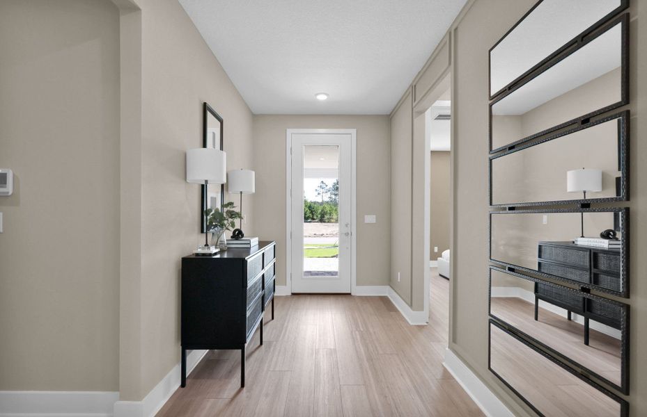 Furnished interior in a model home at Westerly Park at Wildlight in Wildlight (Image 22). Furnished interior in a model home at Westerly Park at Wildlight in Wildlight (Image 22).