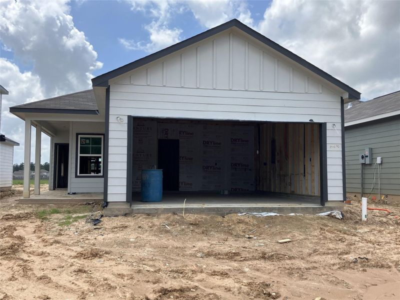 In-progress construction of a new home in Maple Heights, Porter, TX (Image 21). In-progress construction of a new home in Maple Heights, Porter, TX (Image 21).